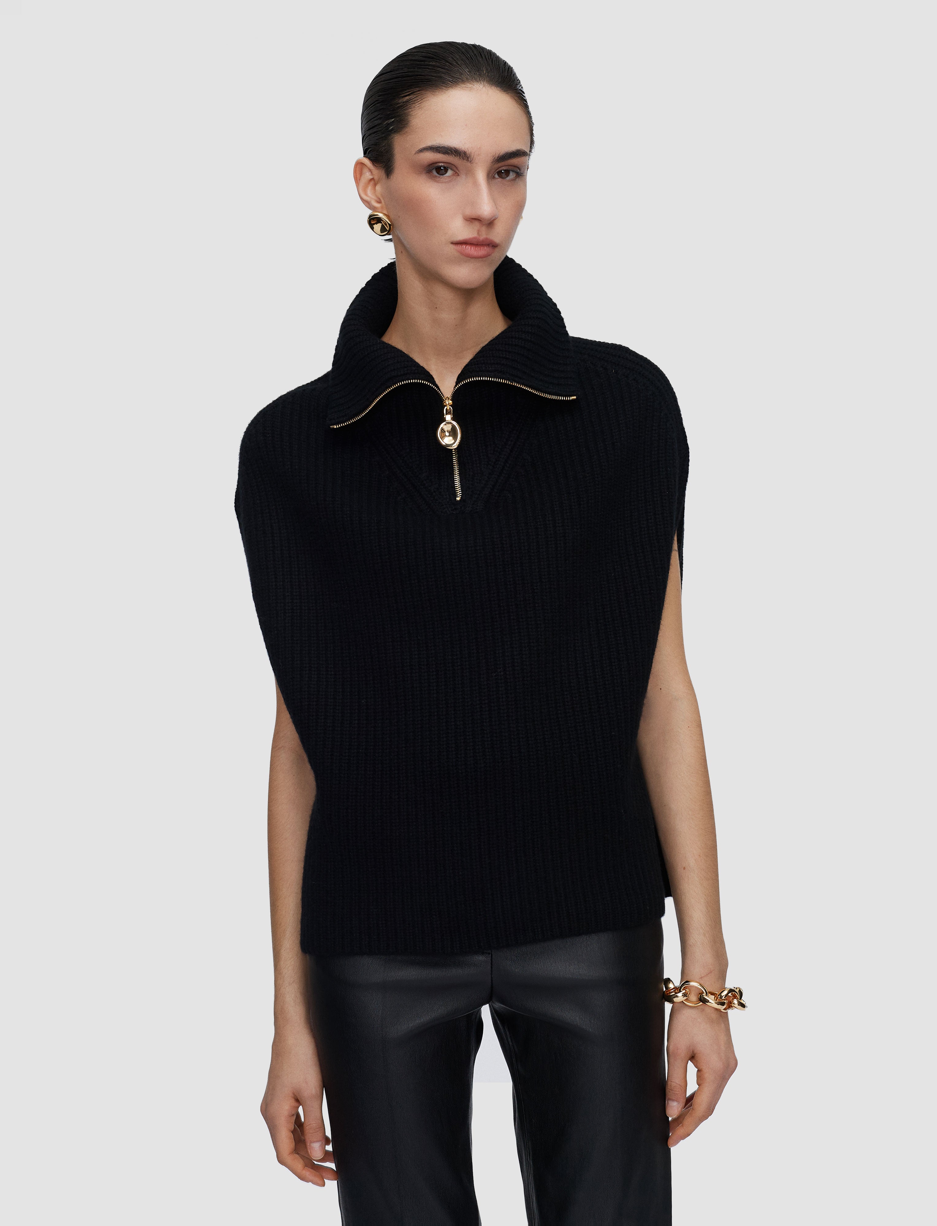 black-raffet-fisherman-rib-cashmere-vest-JOSEPH