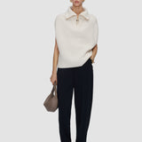 Gilet Raffet en côtelé façon pêcheur cachemire 