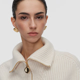 Gilet Raffet en côtelé façon pêcheur cachemire 