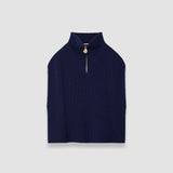 Blue Raffet Fisherman Rib Knitwear - Joseph