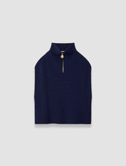 Blue Raffet Fisherman Rib Knitwear - Joseph