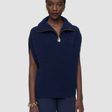 Blue Raffet Fisherman Rib Knitwear - Joseph