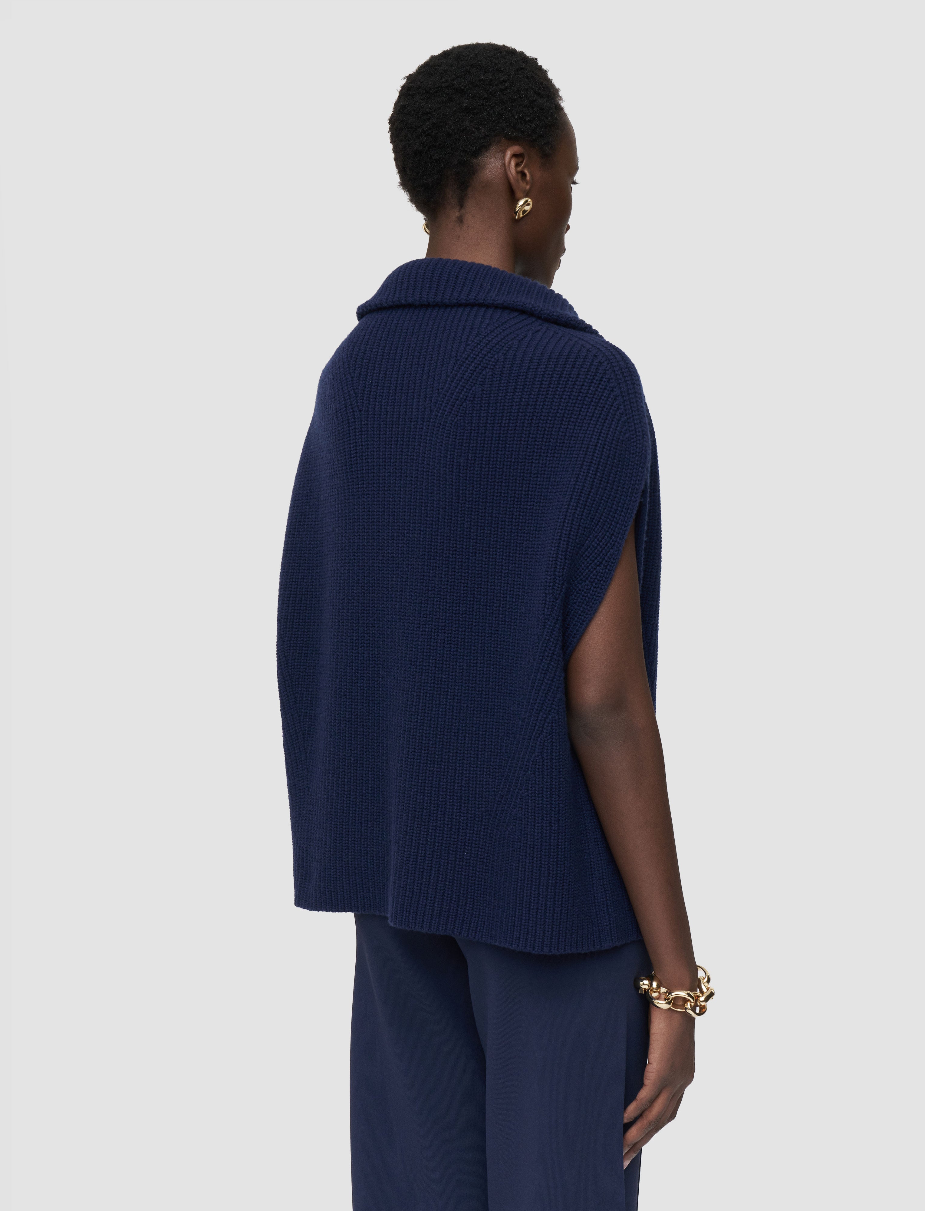 blue-raffet-fisherman-rib-knit-vest-JOSEPH