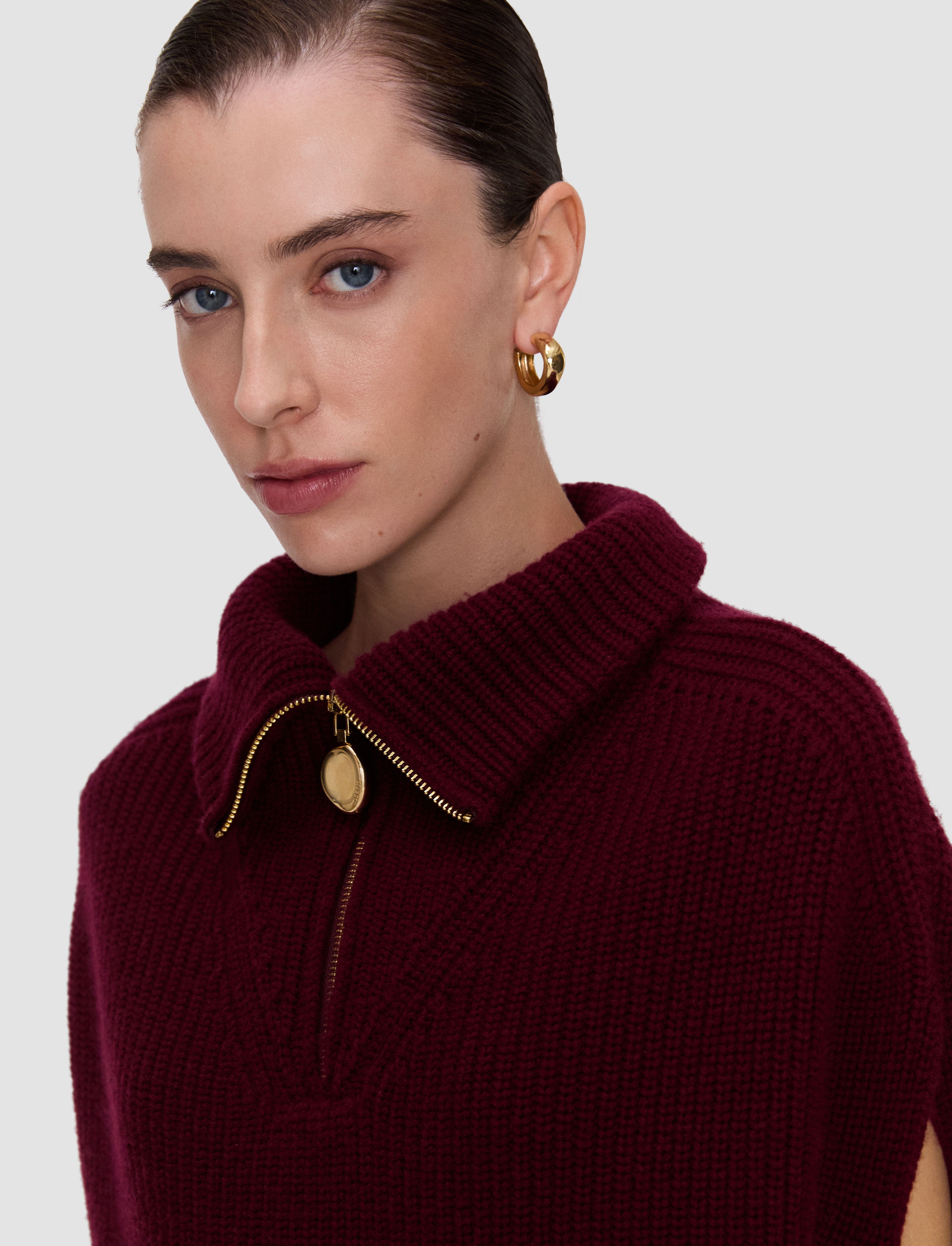 purple-raffet-fisherman-rib-knit-vest-JOSEPH
