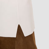 Ivory Rana Silk Stretch Tank Top - Joseph