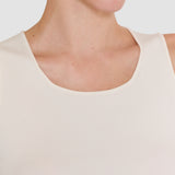 Ivory Rana Silk Stretch Tank Top - Joseph