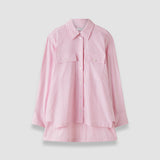 Pink Ranya Cotton Stripe Shirt - Joseph