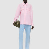 Pink Ranya Cotton Stripe Shirt - Joseph