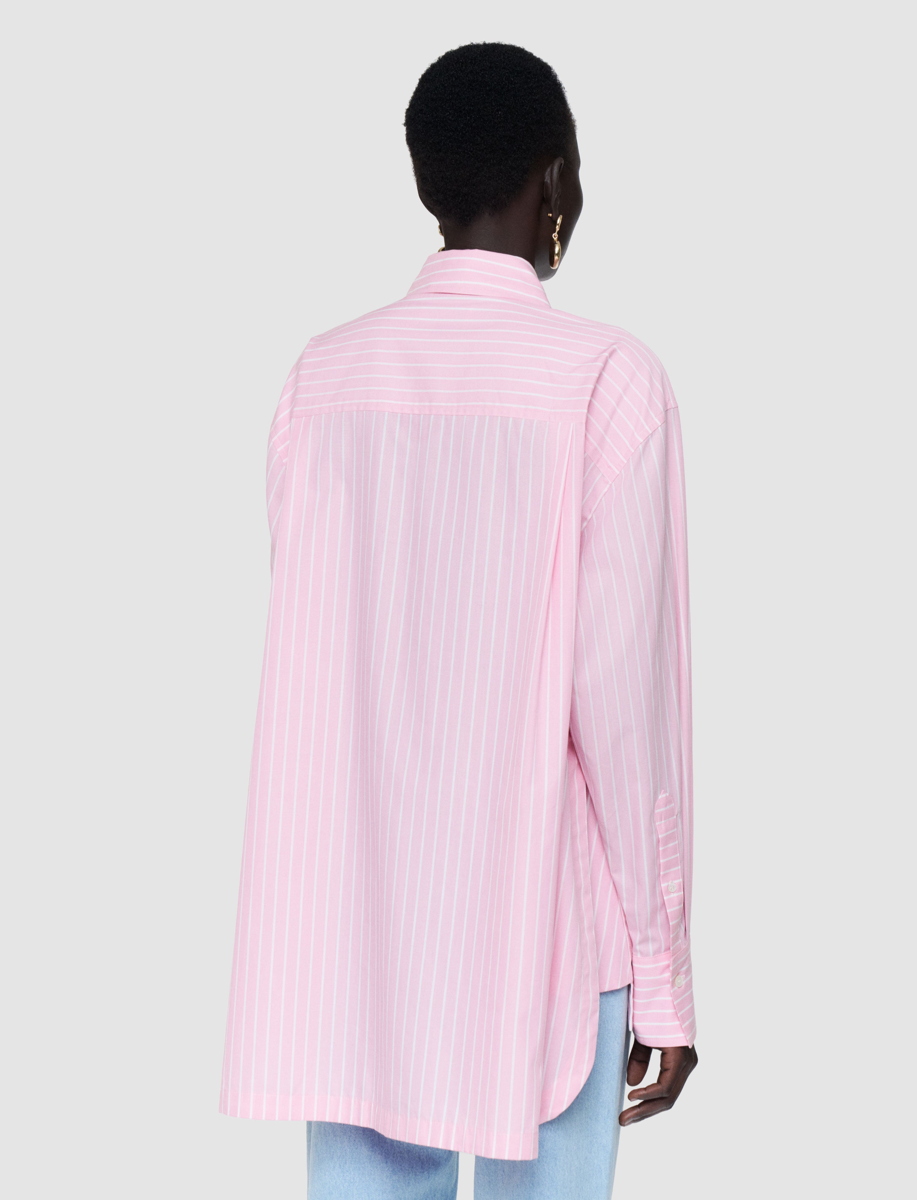 rose-chemise-ranya-en-coton-a-rayures-JOSEPH