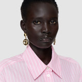 Pink Ranya Cotton Stripe Shirt - Joseph