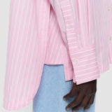Pink Ranya Cotton Stripe Shirt - Joseph