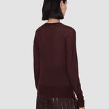 Purple Reem Cashair Henley Top - Joseph