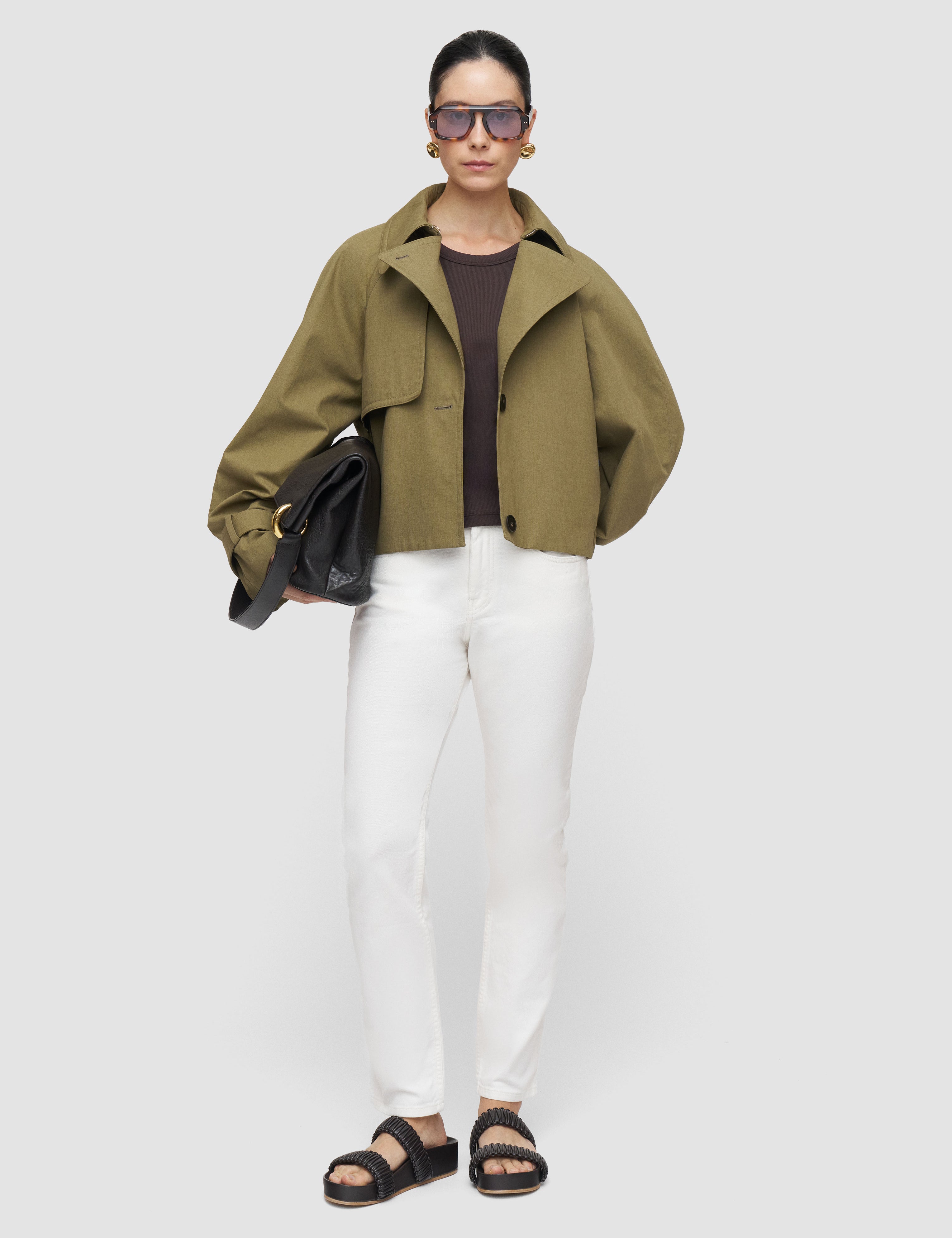 White Regent Denim Trousers - Joseph
