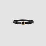 Black Rene Leather Belt - Joseph