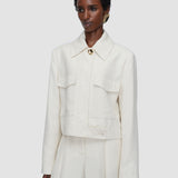 White Renoir Viscose Tailoring Jacket - Joseph