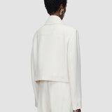 White Renoir Viscose Tailoring Jacket - Joseph