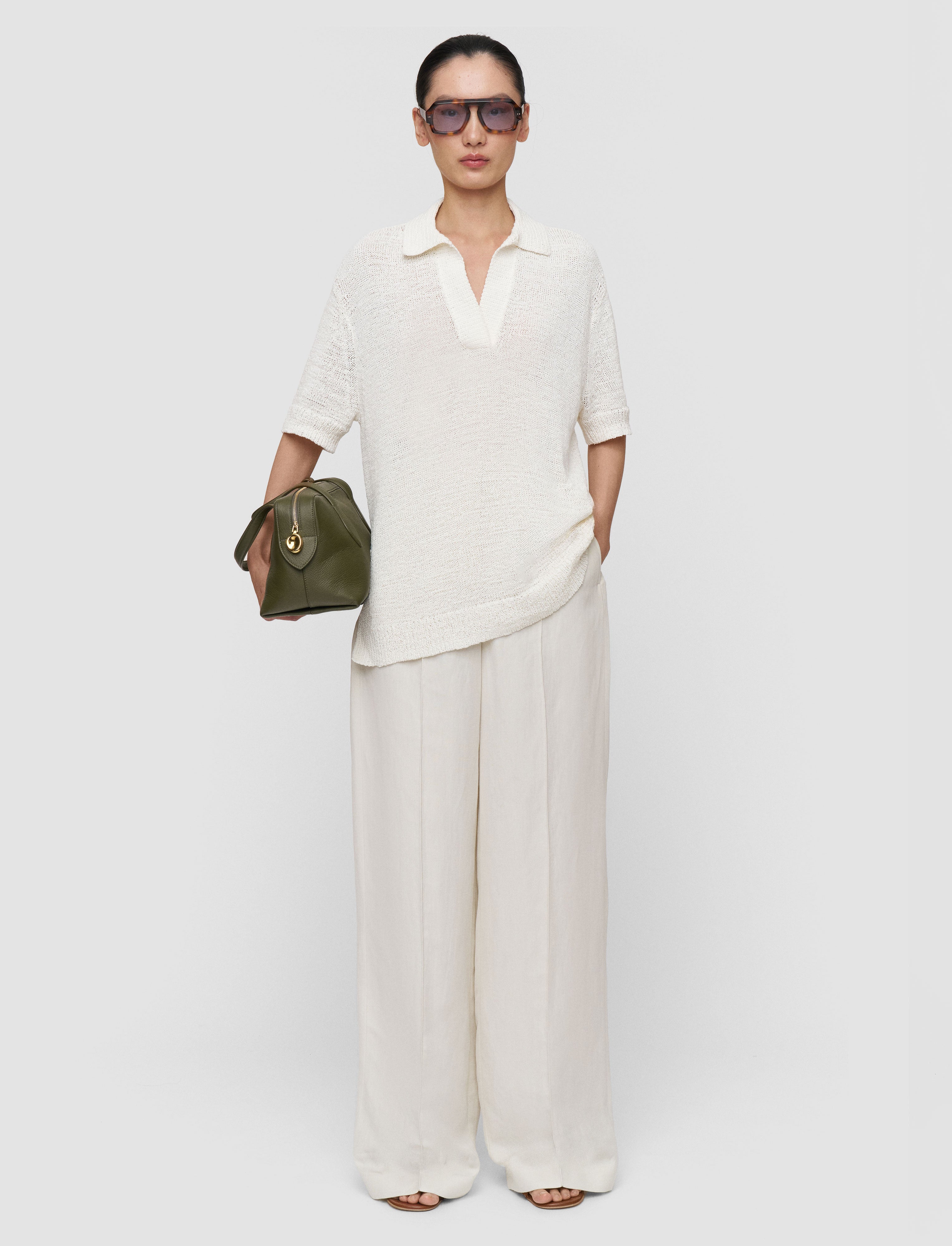 blanc-polo-rian-en-maille-de-coton-JOSEPH