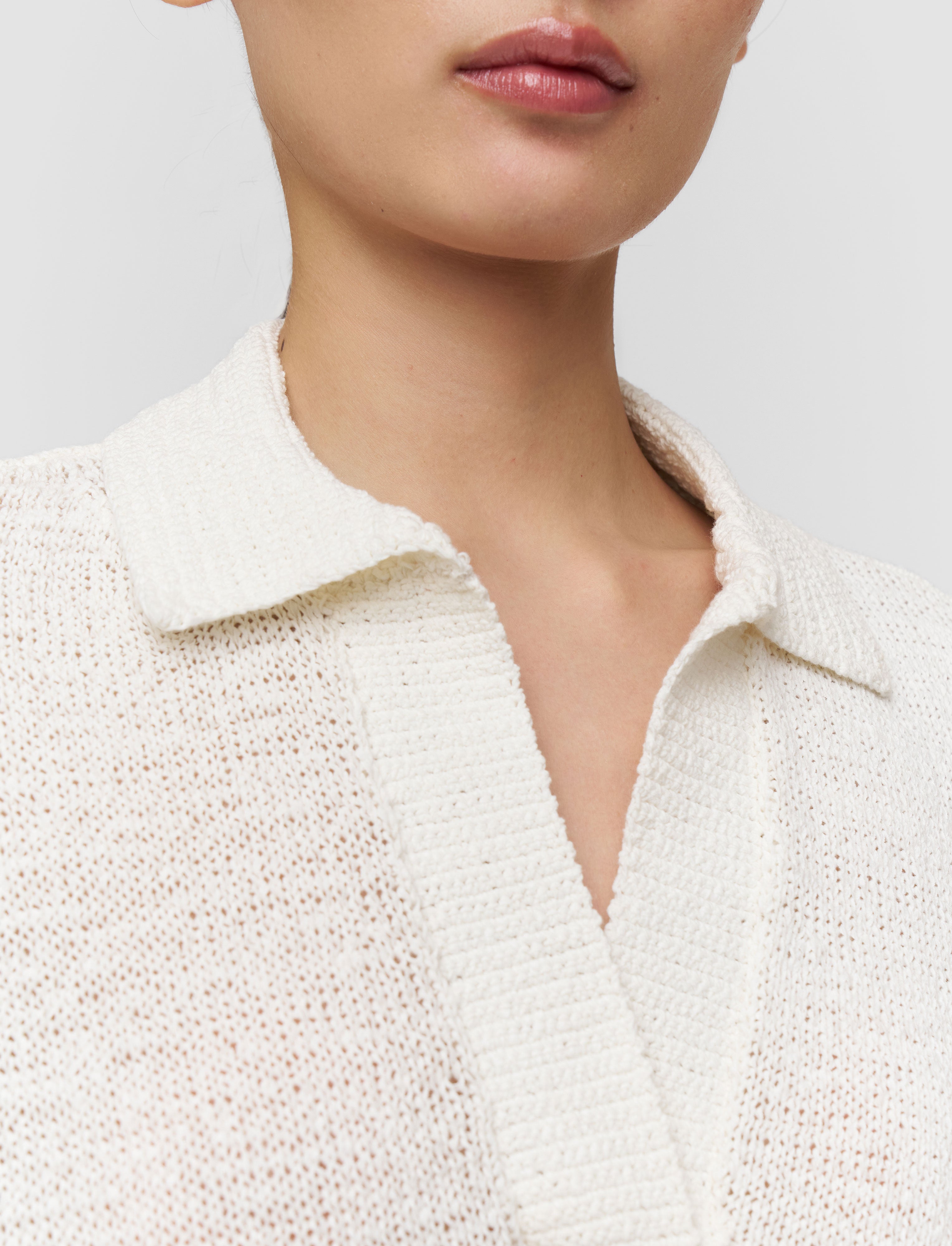 blanc-polo-rian-en-maille-de-coton-JOSEPH