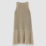 Robe Rida en satin plissé 