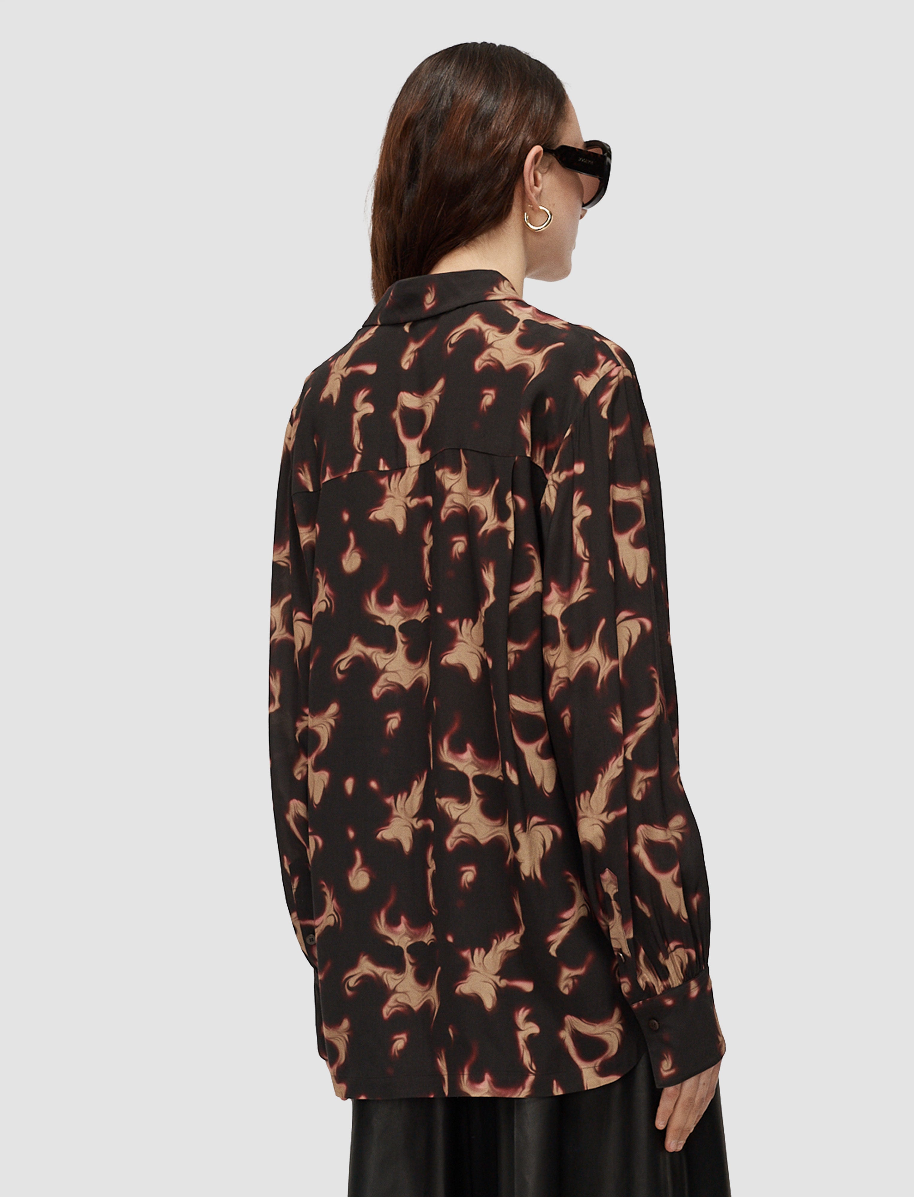 brown-rieu-tortoiseshell-crepe-blouse-JOSEPH