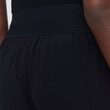 Black Rihani Crepe de Soie Silk Trousers - Joseph