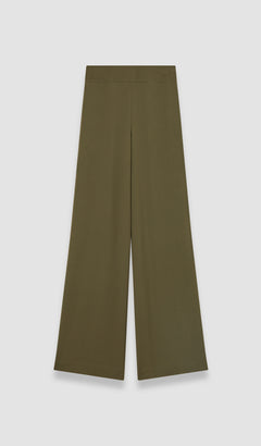 Green Rihani Crepe de Soie Silk Trousers - Joseph