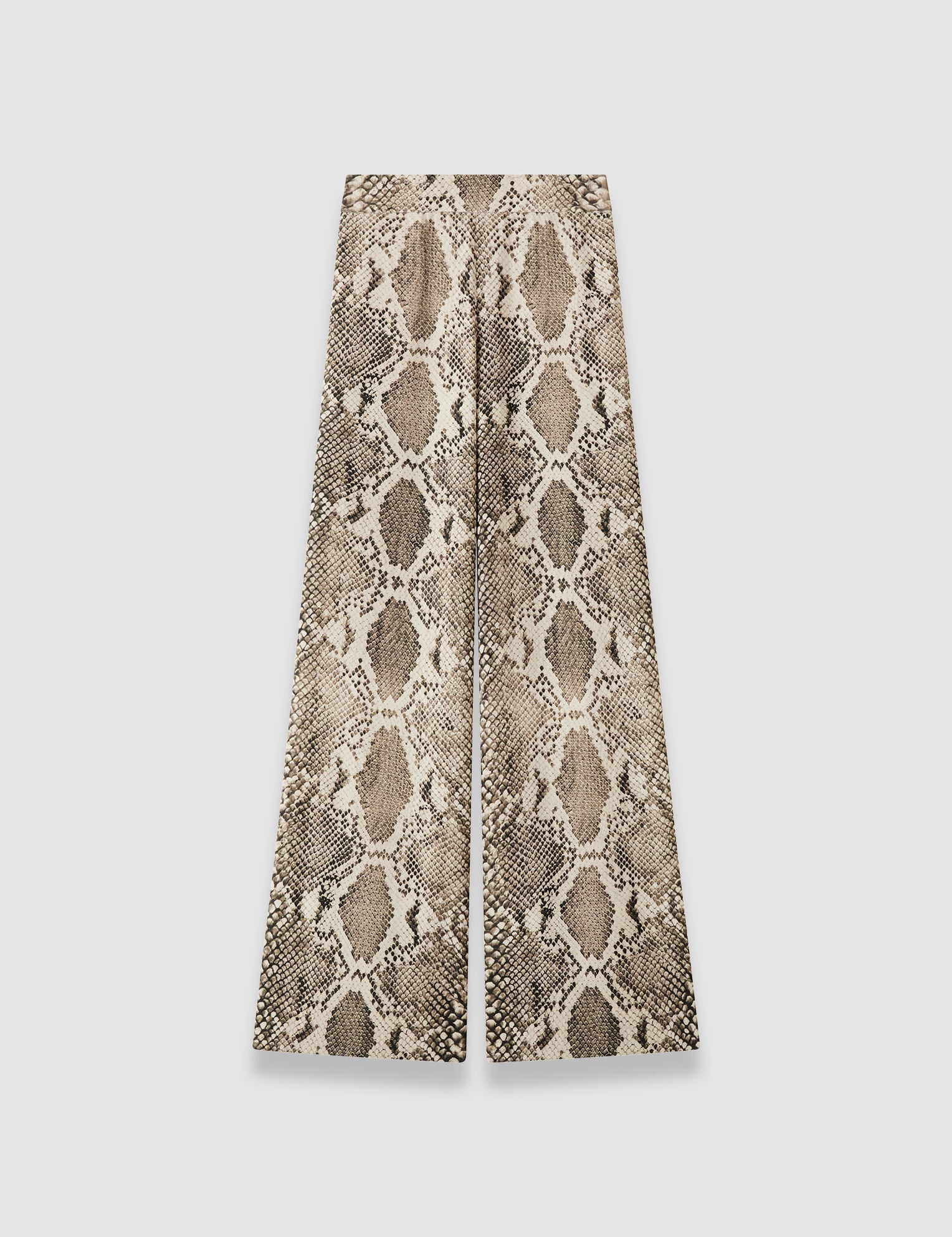 Brown Rita Naia Twill Snake Trousers - Joseph