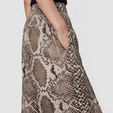 Brown Rita Naia Twill Snake Trousers - Joseph