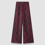 Purple Rita Naia Twill Snake Trousers - Joseph