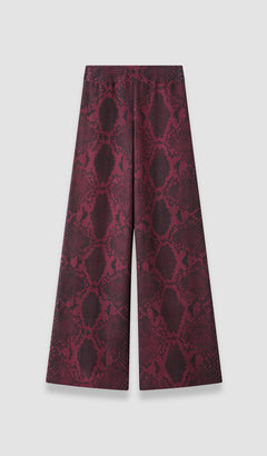 Purple Rita Naia Twill Snake Trousers - Joseph