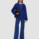 Blue Rollet Light Double Face Wool Jacket - Joseph