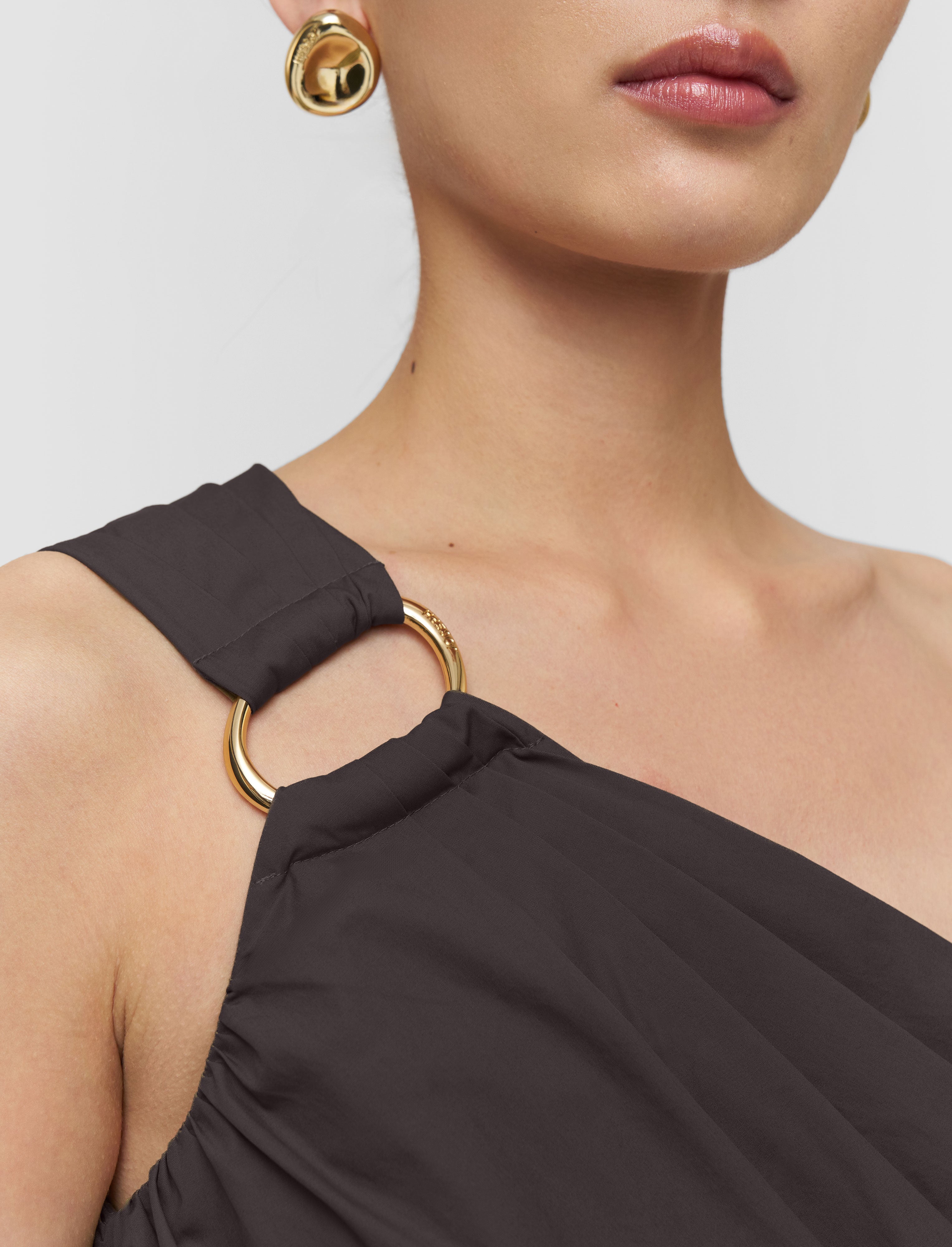 brown-ros-cotton-poplin-dress-JOSEPH