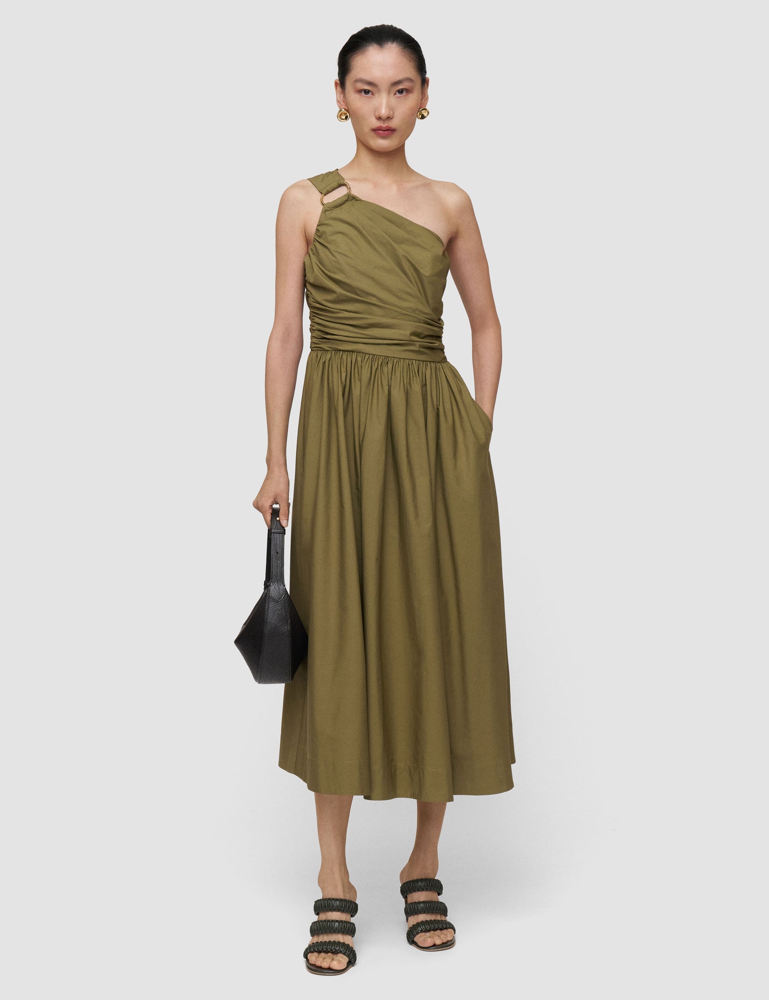 green emerald velvet dress Joseph Ribkoff Dress 243746 main image 1