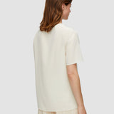 Rubin Crepe de Soie Silk Blouse