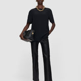 Black Rubin Crepe de Soie Silk Blouse - Joseph