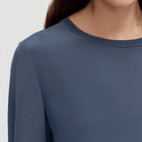 Blue Rubin Crepe de Soie Silk Blouse - Joseph