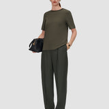 Rubin Crepe de Soie Silk Blouse