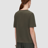 Rubin Crepe de Soie Silk Blouse