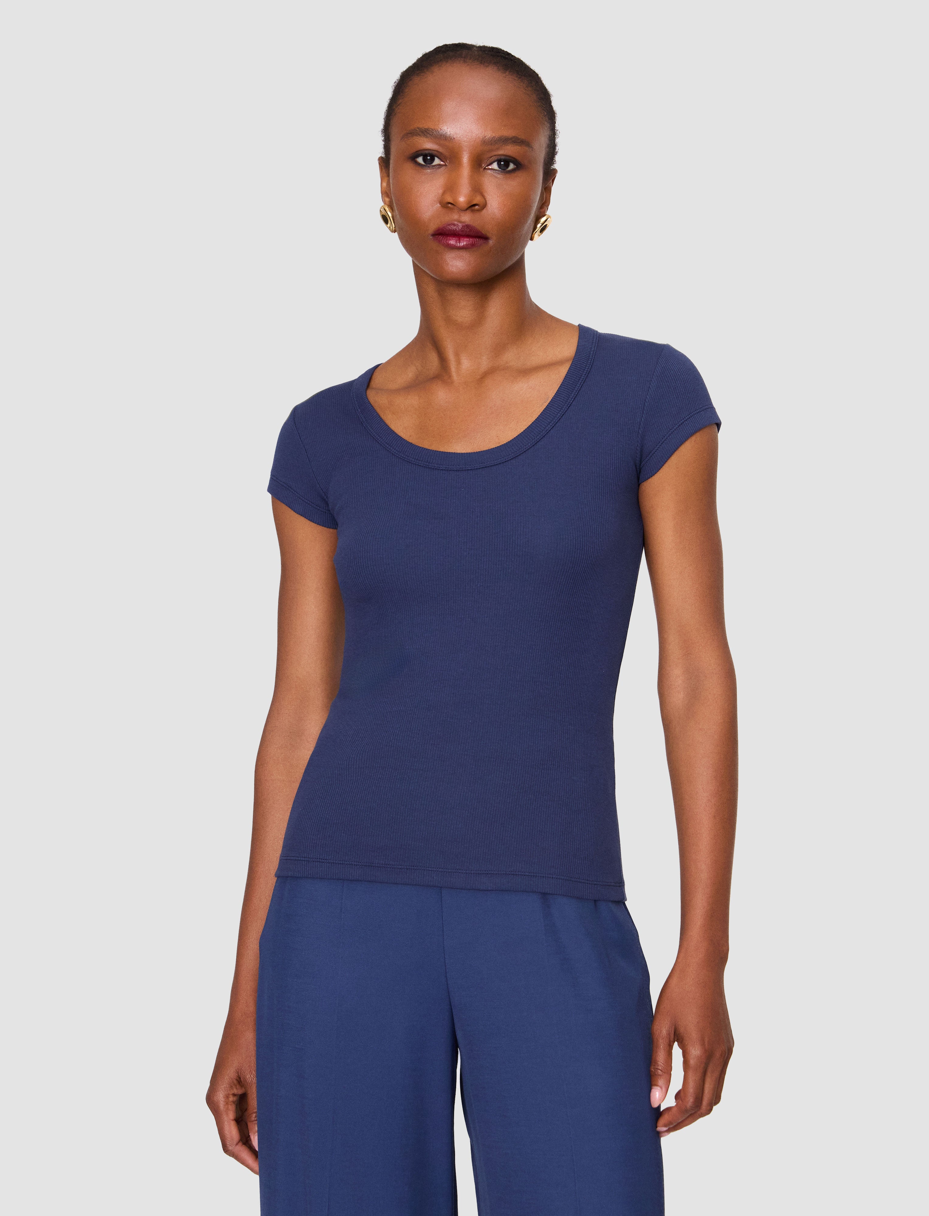 bleu-top-saba-en-cote-de-coton-JOSEPH