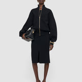 Black Sable Compact Milano Knit Jacket - Joseph