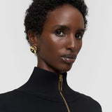 Black Sable Compact Milano Knit Jacket - Joseph