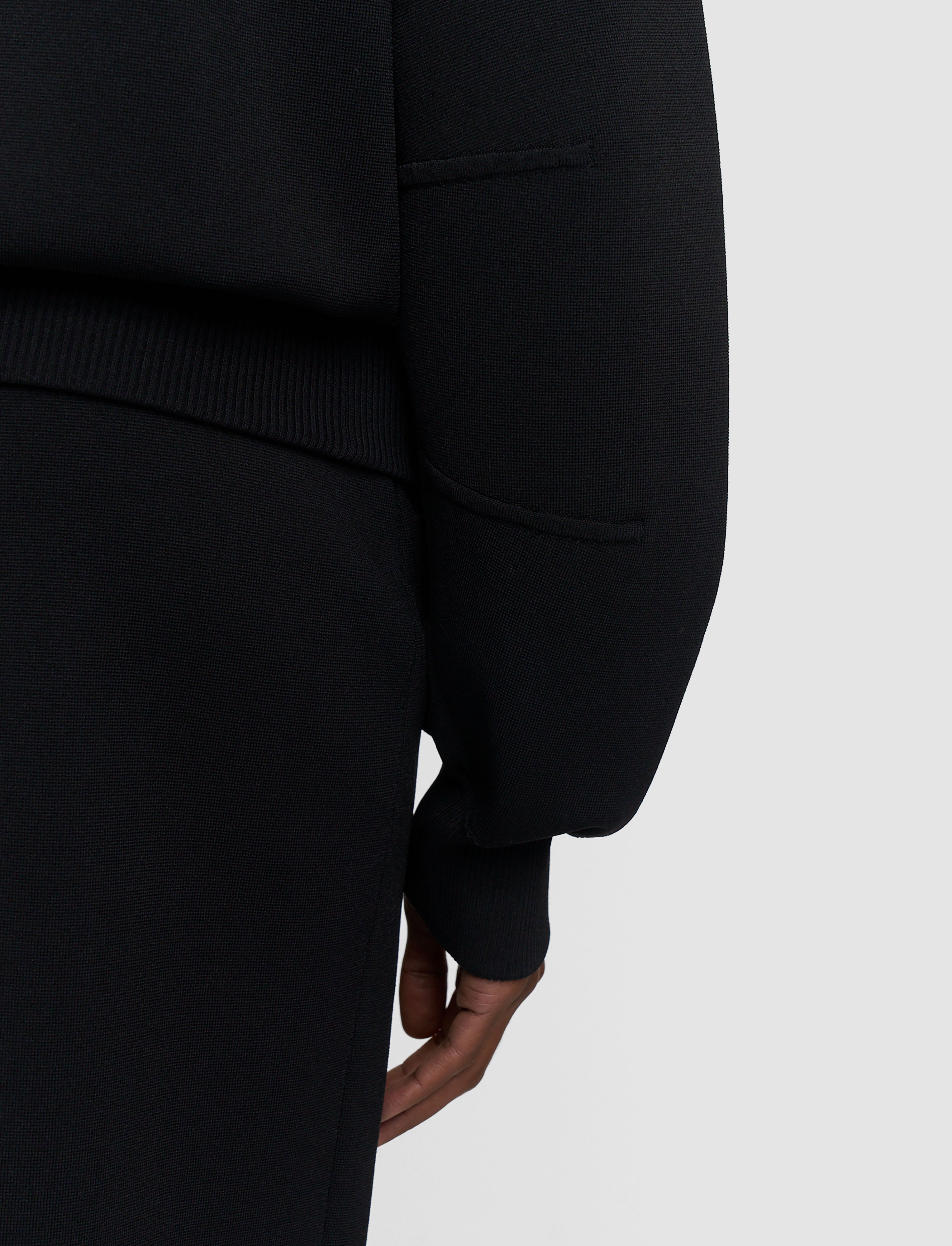 black-sable-milano-knit-bomber-jacket-JOSEPH