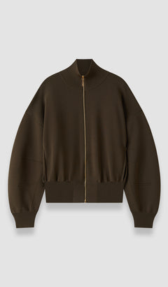 Green Sable Compact Milano Knit Jacket - Joseph