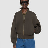 Green Sable Compact Milano Knit Jacket - Joseph