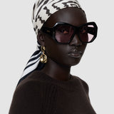 Multicolour Saff Large Silk Scarf - Joseph