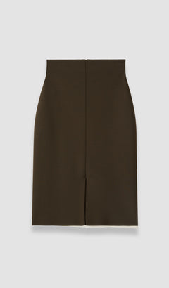 Green Safir Compact Milano Knit Skirt - Joseph