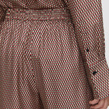 Multicolour Sahel Printed Silk Blend Trousers - Joseph
