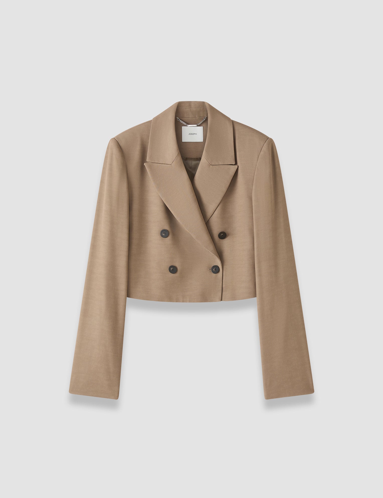 Brown Sami Cady Twill Jacket - Joseph