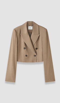 Brown Sami Cady Twill Jacket - Joseph
