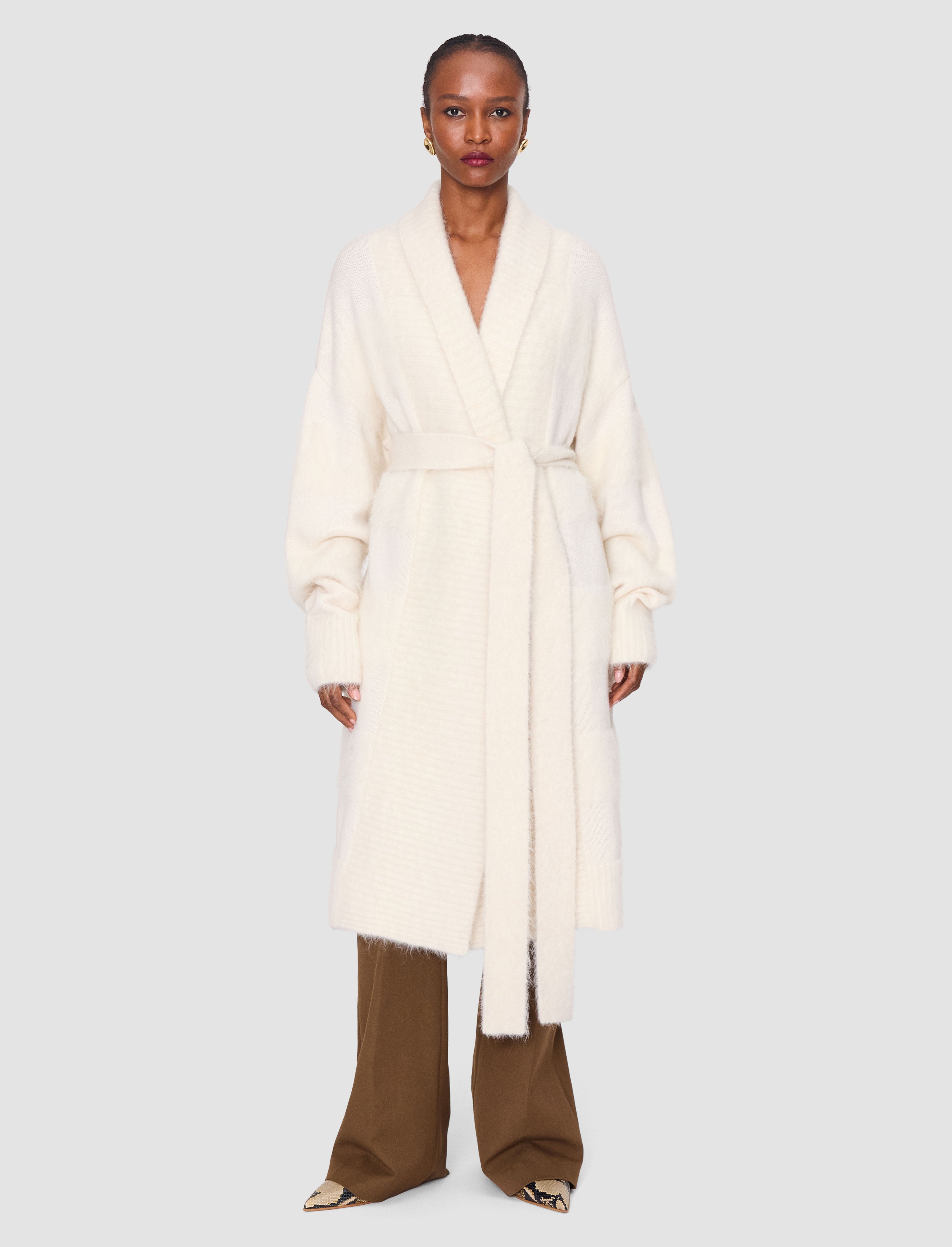 blanc-cardigan-sammy-en-alpaga-brosse-raye-JOSEPH